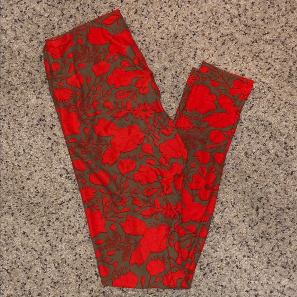 LulaRoe floral leggings